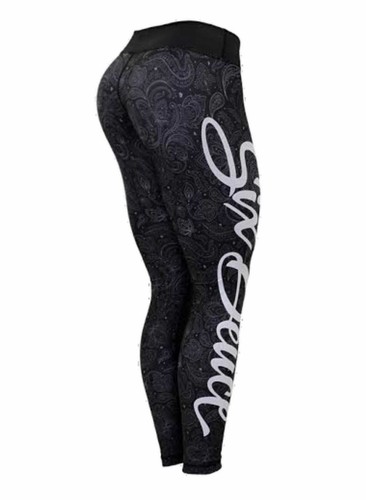 Fitness leggings paisley six - fitness,