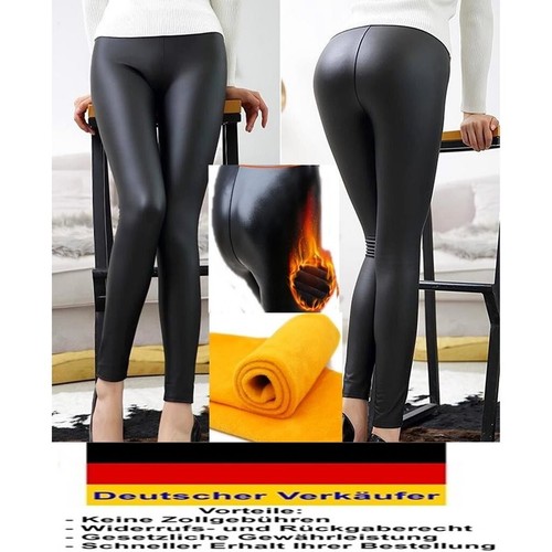 Damen thermo leder optik - damen,