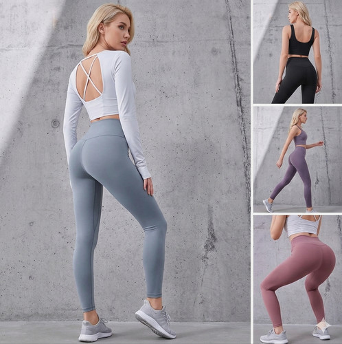 Leggings yoga fitness stretch - leggings,